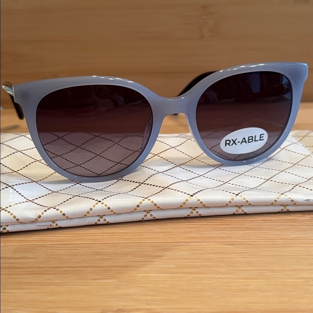 Brand New Rebecca Minkoff Indio 4/S Blue Oval Cat Eye Sunglasses Rx-Able Classic